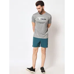 PERFKT-U Typography Printed Round Neck Rapid-Dry Sports T-Shirt image 4