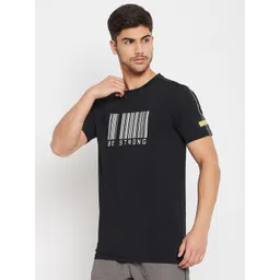 PERFKT-U Typography Printed Short Sleeves Workout T-shirt-picture-15