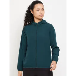 PERFKT-U Women Windcheater Antimicrobial Longline Training or Gym Sporty Jacket-picture-24