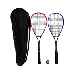 Perfly by Decathlon Squash Racket Set Wallbreaker 165 Club (2 Rackets/1 Red Dot Ball)-picture-42