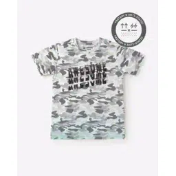 performax Camouflage Print Crew-Neck T-shirt-picture-33