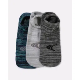 performax Men Pack of 3 Heathered No-Show Socks-picture-23