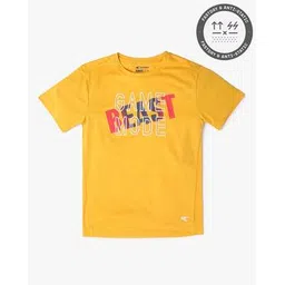 performax Typographic Print Crew-Neck T-Shirt-picture-23