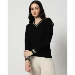 performax Women V-Neck Regular Fit Pullover image 2