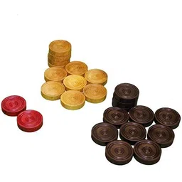 perico WOODEN CAROOM COINS Carrom Pawns-picture-31