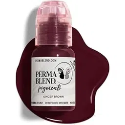 Perma Blend Pigments Professional Lip Color for Permanent Makeup Ginger Brown 15ml, Bottle-picture-32