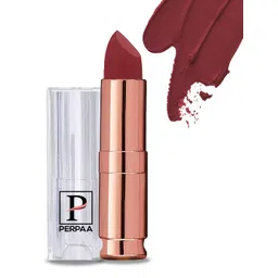 PERPAA Antique Velvet Matte Lipstick with Vitamin E & Shea Butter - Dusky Maroon 96-picture-10