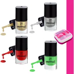 perpaa High-Shine Long Lasting Non Toxic Professional Nail Polish Set of 4-picture-27