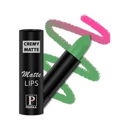 PERPAA Set of 2 Cremy Matte Long Lasting Lipsticks 3.5g Each - Narural Pink + Maroon Pink-picture-23