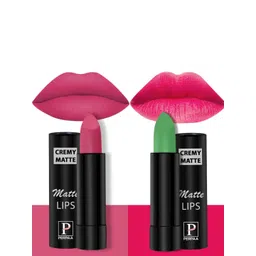 PERPAA Set of 2 Cremy Matte Long Lasting Lipsticks 3.5g Each -  Natural Pink+ Pink-picture-17