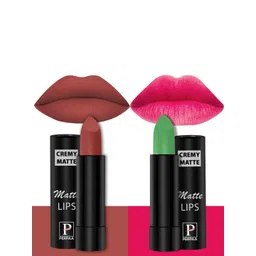 PERPAA Set Of 2 Cremy Matte Texture Long Lasting Lipstick 3.5g Each - Shades 305 & 73-picture-26