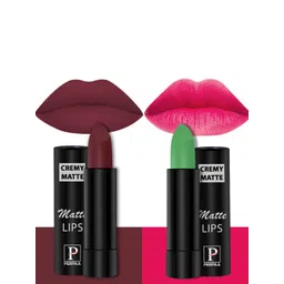PERPAA Set Of 2 Cremy Matte Texture Long Lasting Lipstick 3.5g Each - Shades 305 & 95-picture-27