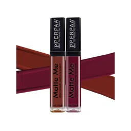 PERPAA Set Of 2 Matte Me Ultra Smooth Lip Creams 5 ml Each - Brown Woods & Rich Plum-picture-33