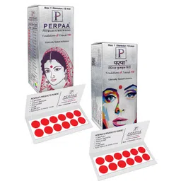 PERPAA Set of 2 Red Velvet Kumkum Bindi Box with 15 Flaps Each - Size 1-image-30