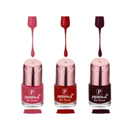 PERPAA Set of 3 Quick-Drying Long-Lasting Gel Based Gloss Nail Polish - 6 ml each-picture-12