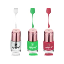 PERPAA Set Of 3 Quick-Drying Long-Lasting Gel Based Nail Polishes - 6 ml Each-picture-41