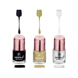 PERPAA Set Of 3 Quick-Drying Long-Lasting Gel Based Nail Polishes - 6 ml Each-picture-16