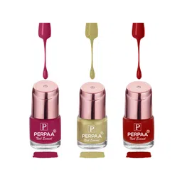 PERPAA Set of 3 Quick-Drying Long-Lasting Gel Based Nail Polishes - 6 ml Each-picture-33