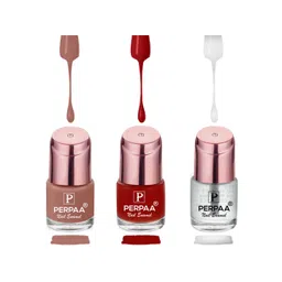 PERPAA Set of 3 Quick-Drying Long-Lasting Gel Based Nail Polishes - 6 ml Each-picture-39
