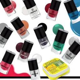 perpaa Trendy Quick-drying, Long-Lasting Gel Based Nail Polish Set of 12 Pcs 5ml each x 12 Pcs, MultiColor Combo-picture-34