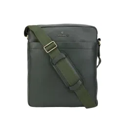 PERQUISITE MARK Green Solid Medium Cross Body Bag-picture-17