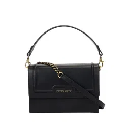 PERQUISITE RAINA Black Solid Small Sling Handbag-picture-18