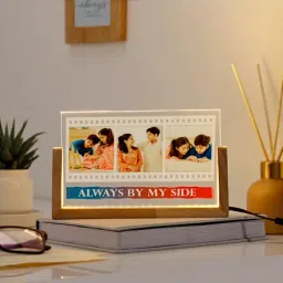 Personalized Always By My Side LED Frame For Siblings-picture-22