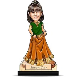 Personalized Caricature Gift for Kids, Girl Unique Design Customized Gift for Sister, Daughter on Birthday Photo Frame C0393-picture-32