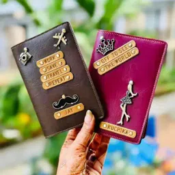 Personalized PU Leather Couple's Passport Cover - Set Of 2-picture-29