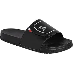 pery-pao Mens Comfort Sliders Grey, Sky Blue, Black, White, peach, Neon Green, Olive Green Boys Flip-Flops-picture-54