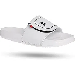 pery-pao Mens Comfort Sliders Grey, Sky Blue, Black, White, peach, Neon Green, Olive Green Boys Flip-Flops-picture-36