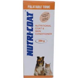 pet care Nutricoat Nutritional Coat And Skin Conditioner For Dogs And Cats - 200 Gm Pet Health Supplements-picture-25