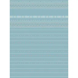 Petal Home Hooghly Blue Cotton 300 TC Bedsheet image 4