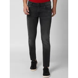 Peter England Casuals Men Black Slim Fit Light Fade Jeans-picture-30