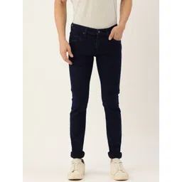 Peter England Casuals Men Blue Skinny Fit Low-Rise Stretchable Jeans-picture-14