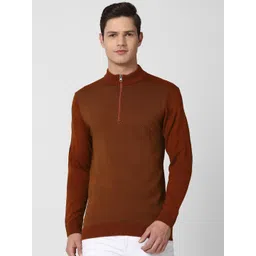 Peter England Casuals Men Brown Long Sleeves Pullover-picture-35