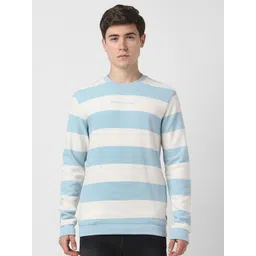 Peter England Casuals Men Colourblocked Sweatshirt-picture-40