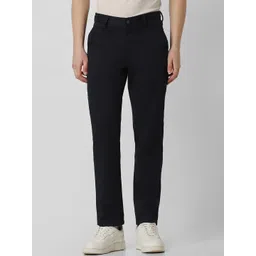 Peter England Casuals Men Mid-Rise Slim Fit Casual Trousers-picture-24