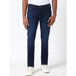 Peter England Casuals Men Mid-Rise Slim Fit Light Fade Jeans-picture-40