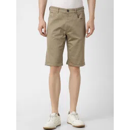 Peter England Casuals Men Mid-Rise Slim Fit Shorts-picture-37