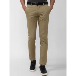 Peter England Casuals Men Mid-Rise Slim Fit Trousers-picture-30