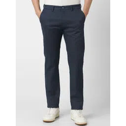 Peter England Casuals Men Printed Super Slim Fit Mid-Rise Trousers-picture-19