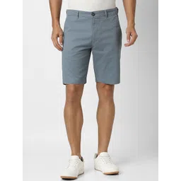 Peter England Casuals Men Regular Fit Mid-Rise Shorts-picture-35