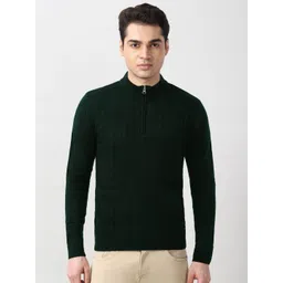 Peter England Casuals Men Self Design Pullover Sweaters-picture-35