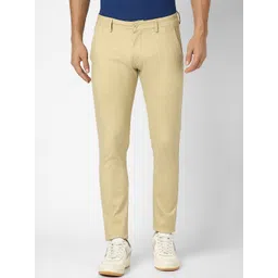 Peter England Casuals Men Skinny Fit Cotton Chinos Trousers-picture-23