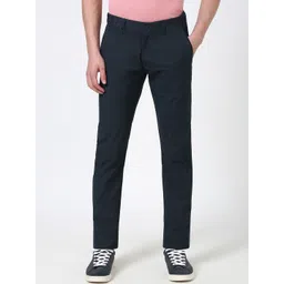 Peter England Casuals Men Skinny Fit Mid-Rise Trousers-picture-18