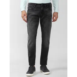 Peter England Casuals Men Slim Fit Clean Look Heavy Fade Stretchable Jeans-picture-31