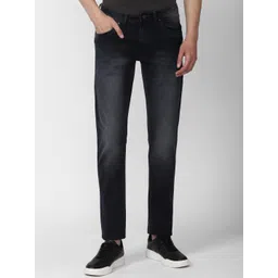 Peter England Casuals Men Slim Fit Clean Look Heavy Fade Stretchable Jeans-picture-38