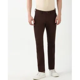 peter england casuals Men Slim Fit Flat-Front Chinos-picture-21