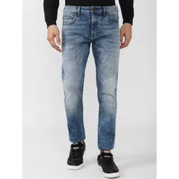 Peter England Casuals Men Slim Fit Heavy Fade Clean Look Stretchable Jeans-picture-32